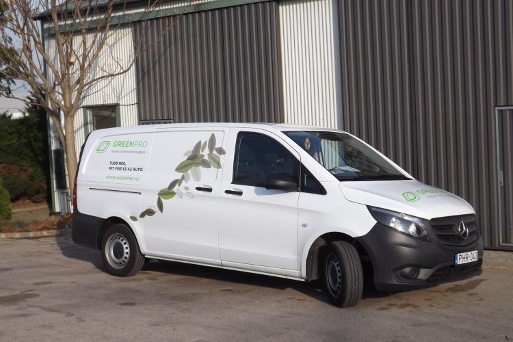 Greenpro Mercedes-Benz Vito zárt kisteherautó duguláselhárításhoz
